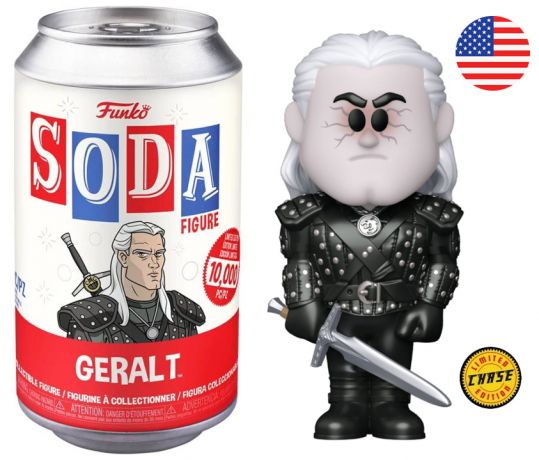 Figurine Funko Soda The Witcher Série Netflix Geralt (Canette Rouge) [Chase]