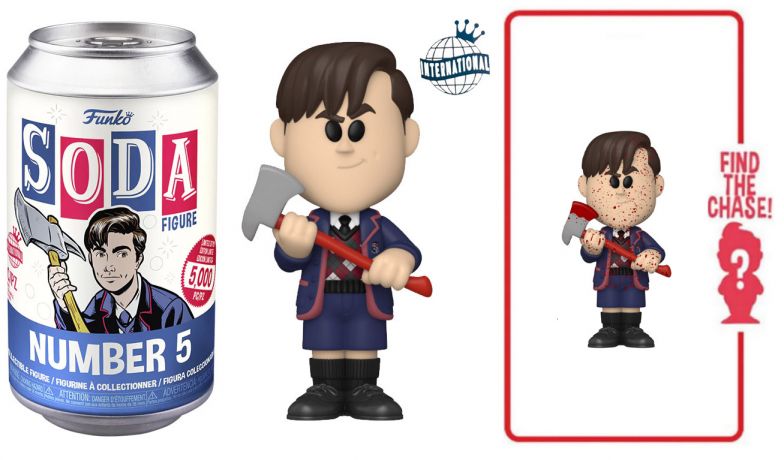 Figurine Funko Soda The Umbrella Academy Numéro 5 (Canette Bleue)