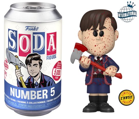 Figurine Funko Soda The Umbrella Academy Numéro 5 (Canette Bleue) [Chase]