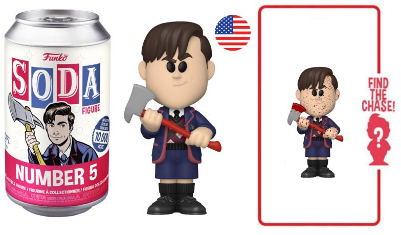 Figurine Funko Soda The Umbrella Academy Numéro 5 (Canette Rouge)