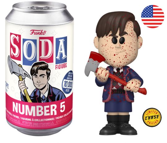 Figurine Funko Soda The Umbrella Academy Numéro 5 (Canette Rouge) [Chase]