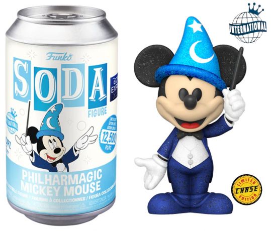 Figurine Funko Soda Disney Philharmagic Mickey Mouse ( Canette Bleue) [Chase]
