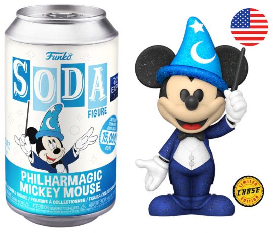 Figurine Funko Soda Disney Philharmagic Mickey Mouse (Canette Bleue) [Chase]