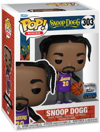 Figurine Funko Pop Snoop Dogg #303 Snoop Dogg avec maillot des Lakers