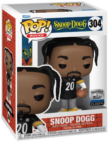 Figurine Funko Pop Snoop Dogg #304 Snoop Dogg avec maillot des Steelers