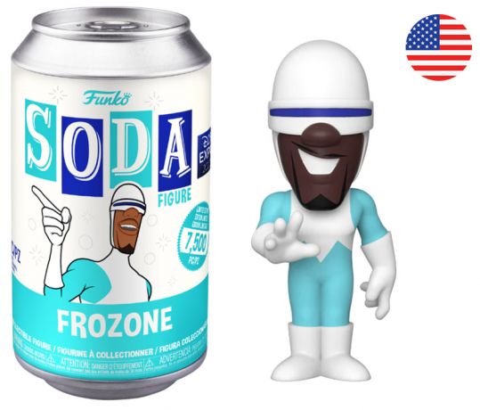 Figurine Funko Soda Les Indestructibles 2 [Disney] Frozone (Canette Bleue)