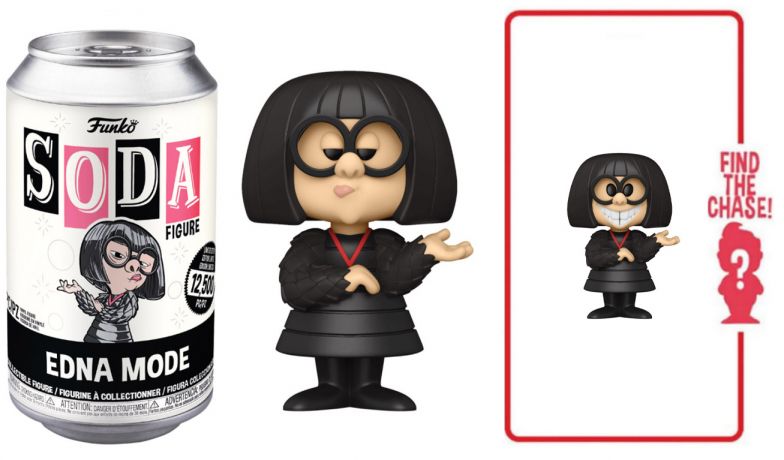 Figurine Funko Soda Les Indestructibles [Disney] Edna Mode (Canette Noire)