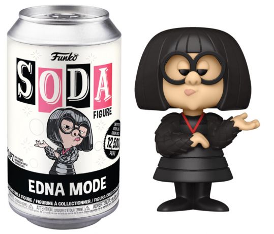 Figurine Funko Soda Les Indestructibles [Disney] Edna Mode (Canette Noire)