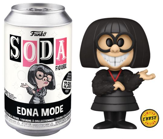 Figurine Funko Soda Les Indestructibles 2 [Disney] Edna Mode (Canette Noire) [Chase]