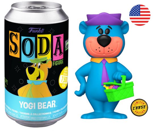 Figurine Funko Soda Hanna-Barbera Yogi Bear (Canette Bleue) [Chase]