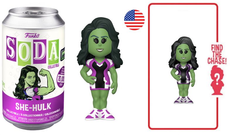 Figurine Funko Soda She-Hulk : Avocate [Marvel] She-Hulk (Canette Rose)