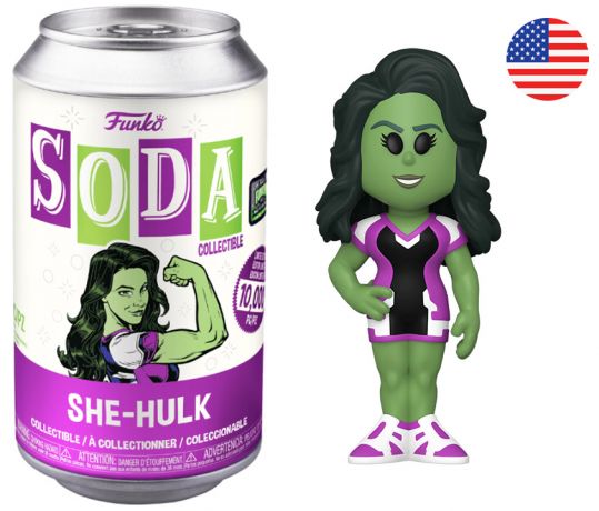 Figurine Funko Soda She-Hulk : Avocate [Marvel] She-Hulk (Canette Rose)