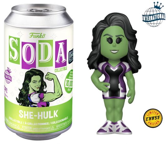 Figurine Funko Soda She-Hulk : Avocate [Marvel] She-Hulk (Canette Verte) [Chase]