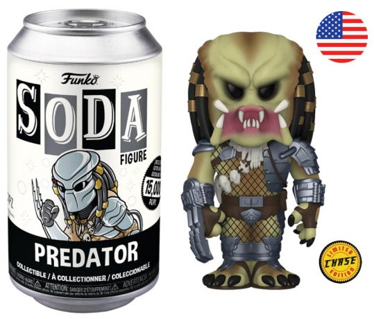 Figurine Funko Soda The Predator Predator (Canette Noire) [Chase]