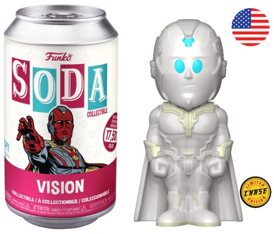 Figurine Funko Soda WandaVision [Marvel] Vision (Canette Rouge) [Chase]