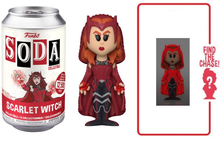 Figurine Funko Soda WandaVision [Marvel] Sorcière Rouge (Canette Rouge)