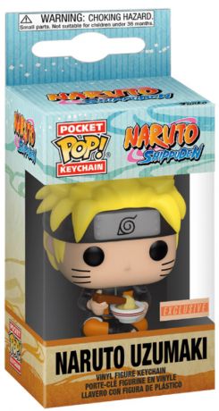 Figurine Funko Pop Naruto Naruto Uzumaki (Mangeant des Nouilles) - Porte-clés