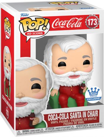 Figurine Funko Pop Icônes de Pub #173 Père Noël Coca-Cola sur le canapé