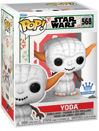 Figurine Funko Pop Star Wars : Noël #568 Yoda bonhomme de neige