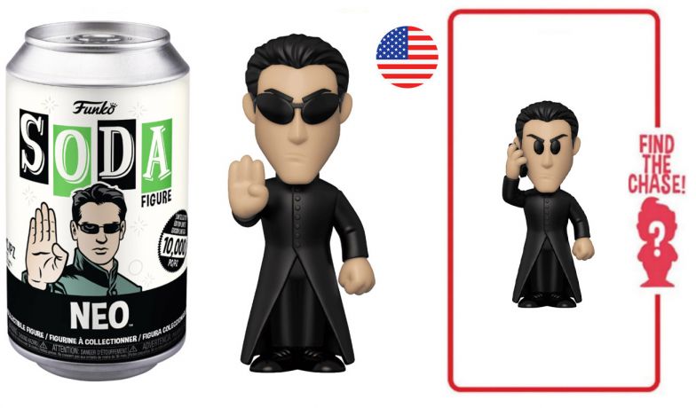 Figurine Funko Soda Matrix  Neo (Canette Noire)