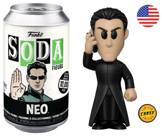 Figurine Funko Soda Matrix  Neo (Canette Noire) [Chase]