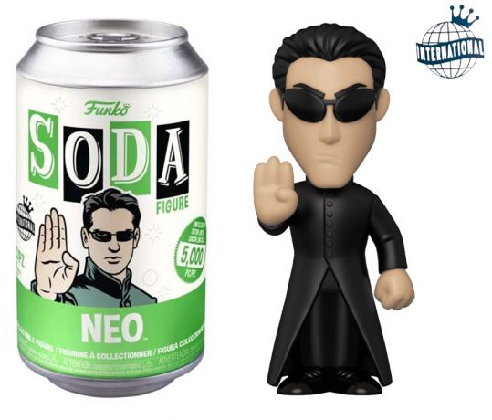 Figurine Funko Soda Matrix  Neo (Canette Verte)