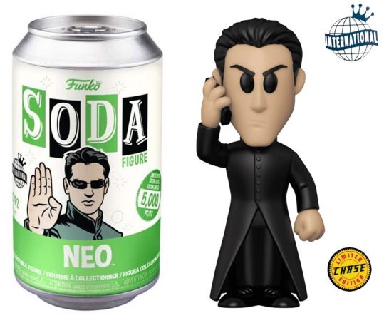 Figurine Funko Soda Matrix  Neo (Canette Verte) [Chase]