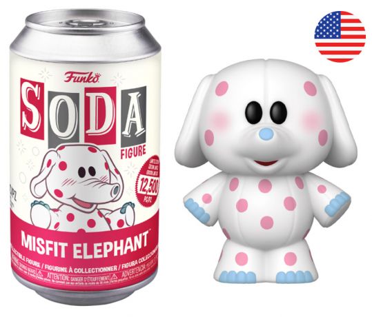 Figurine Funko Soda Rudolphe le renne au nez rouge (1964) Misfit Elephant (Canette Rouge)