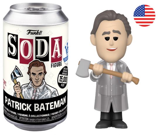 Figurine Funko Soda American Psycho Patrick Bateman (Canette Noire)