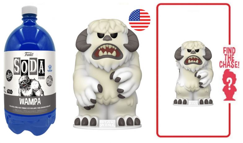 Figurine Funko Soda Star Wars Divers Wampa (Bouteille Bleue)