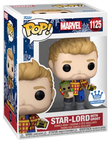 Figurine Funko Pop Marvel Comics #1125 Star-Lord avec Groot