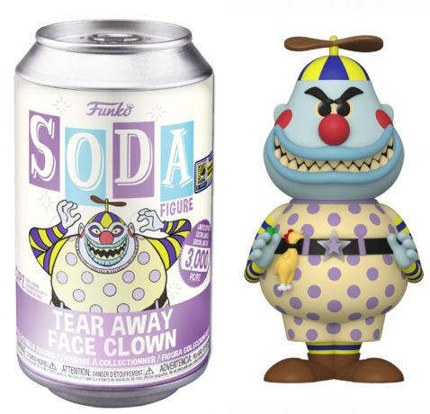 Figurine Funko Soda L'étrange Noël de M. Jack [Disney] Tear Away Face Clown (Canette Rose)