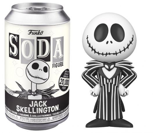 Figurine Funko Soda L'étrange Noël de M. Jack [Disney] Jack Skellington (Canette Noire)