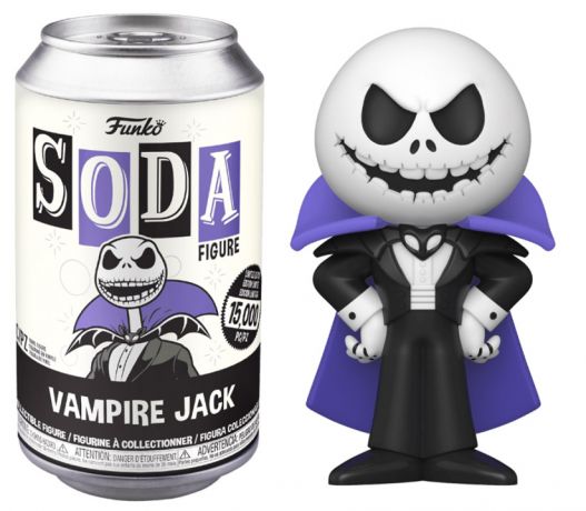 Figurine Funko Soda L'étrange Noël de M. Jack [Disney] Vampire Jack (Canette Noire)