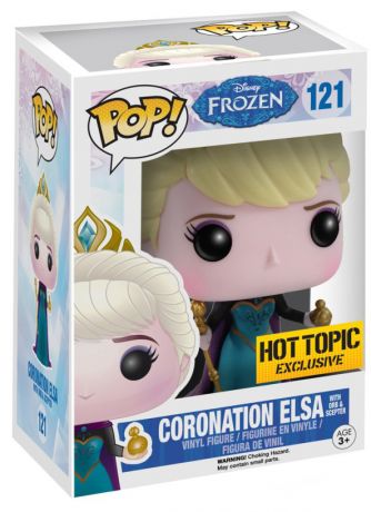 Figurine Funko Pop La Reine des Neiges [Disney] #121 Anna - Couronnement - Avec Orbe et Sceptre