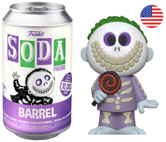 Figurine Funko Soda L'étrange Noël de M. Jack [Disney] Barrel (Canette Violette)