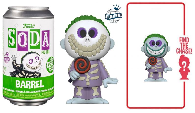 Figurine Funko Soda L'étrange Noël de M. Jack [Disney] Barrel (Canette Verte)