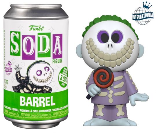 Figurine Funko Soda L'étrange Noël de M. Jack [Disney] Barrel (Canette Verte)