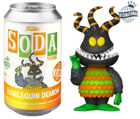 Figurine Funko Soda L'étrange Noël de M. Jack [Disney] Harlequin Demon (Canette Orange)