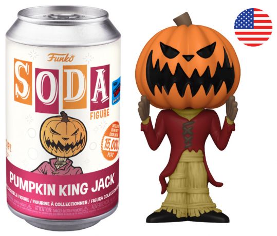 Figurine Funko Soda L'étrange Noël de M. Jack [Disney] Pumpkin King Jack (Canette Rouge)