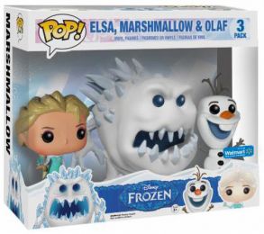 Figurine Funko Pop La Reine des Neiges [Disney] #0 Elsa, Guimauve et Olaf - 3 Pack