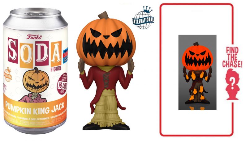 Figurine Funko Soda L'étrange Noël de M. Jack [Disney] Pumpkin King Jack (Canette Orange)