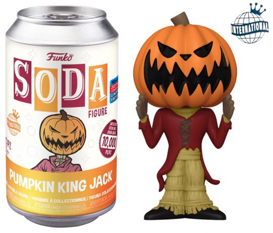 Figurine Funko Soda L'étrange Noël de M. Jack [Disney] Pumpkin King Jack (Canette Orange)