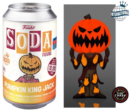 Figurine Funko Soda L'étrange Noël de M. Jack [Disney] Pumpkin King Jack (Canette Orange) [Chase]