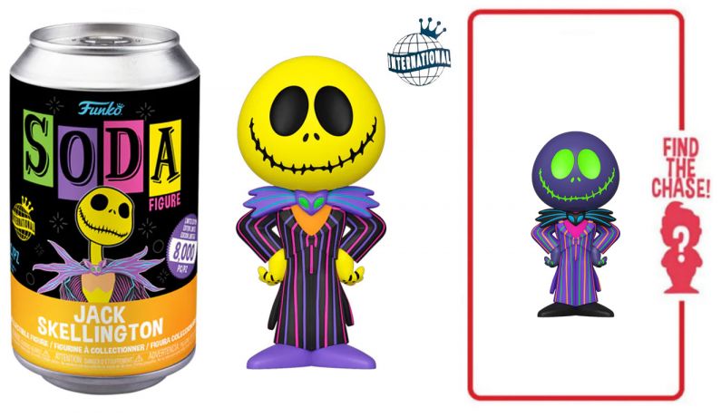 Figurine Funko Soda L'étrange Noël de M. Jack [Disney] Jack Skellington (Canette Orange)