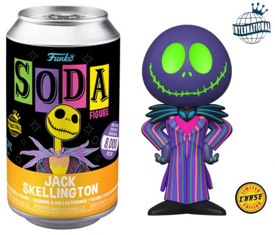 Figurine Funko Soda L'étrange Noël de M. Jack [Disney] Jack Skellington (Canette Orange) [Chase]