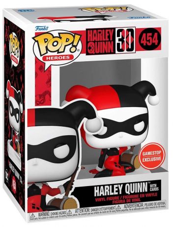 Figurine Funko Pop DC Comics #454 Harley Quinn avec cartes