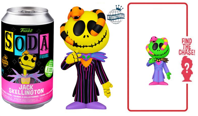 Figurine Funko Soda L'étrange Noël de M. Jack [Disney] Jack Skellington (Canette Rose)