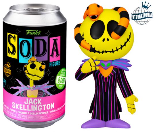 Figurine Funko Soda L'étrange Noël de M. Jack [Disney] Jack Skellington (Canette Rose)