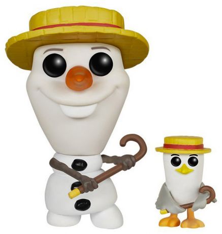 Figurine Funko Pop La Reine des Neiges [Disney] #144 Olaf - Avec Mouette